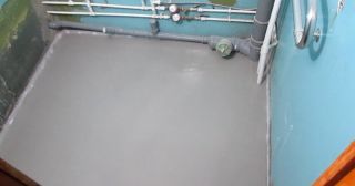 Наливной пол в туалете Азнакаево, цена от 901 руб.